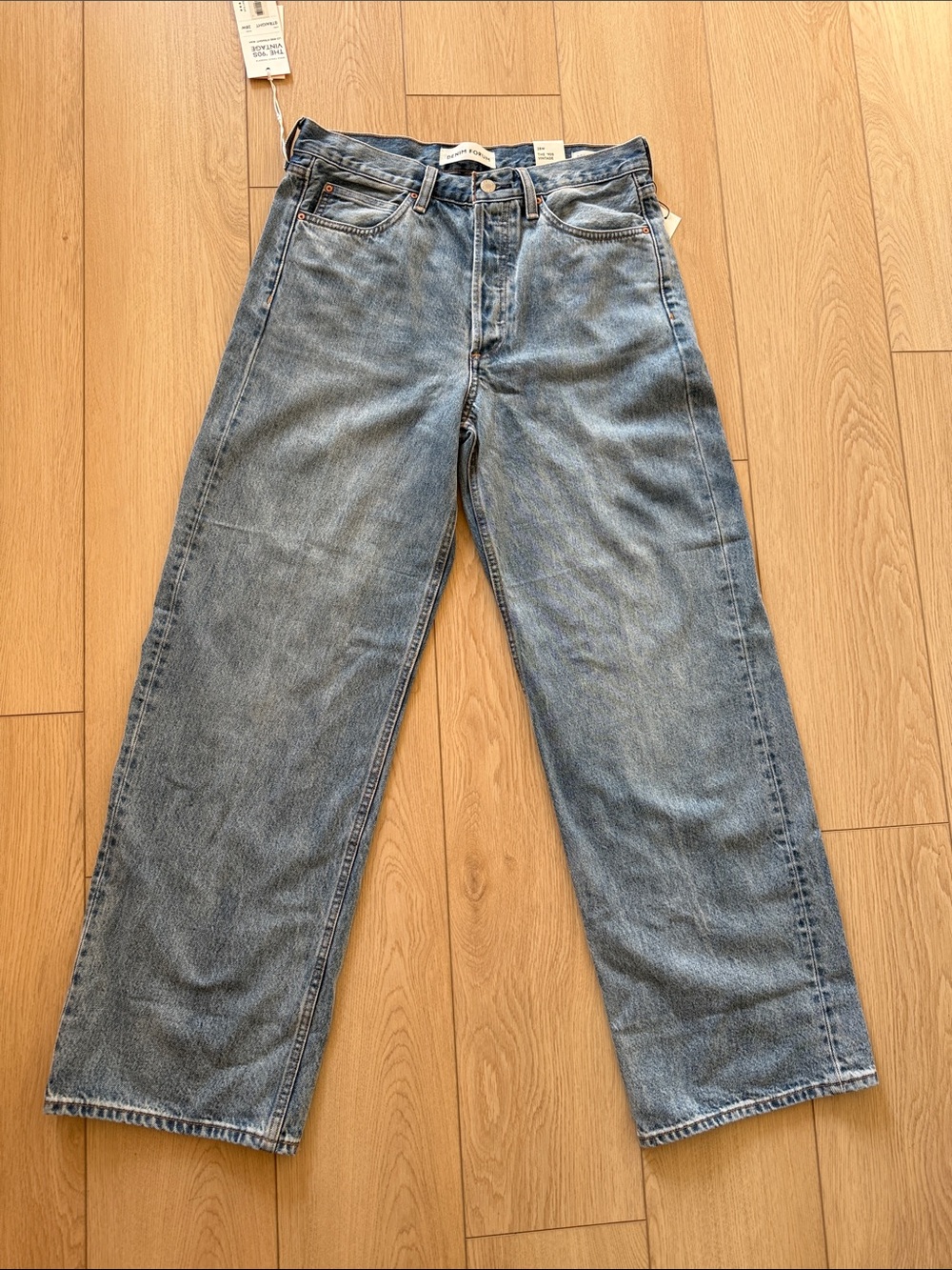 Denim Forum The 90s Vintage lo-rise straight jean
